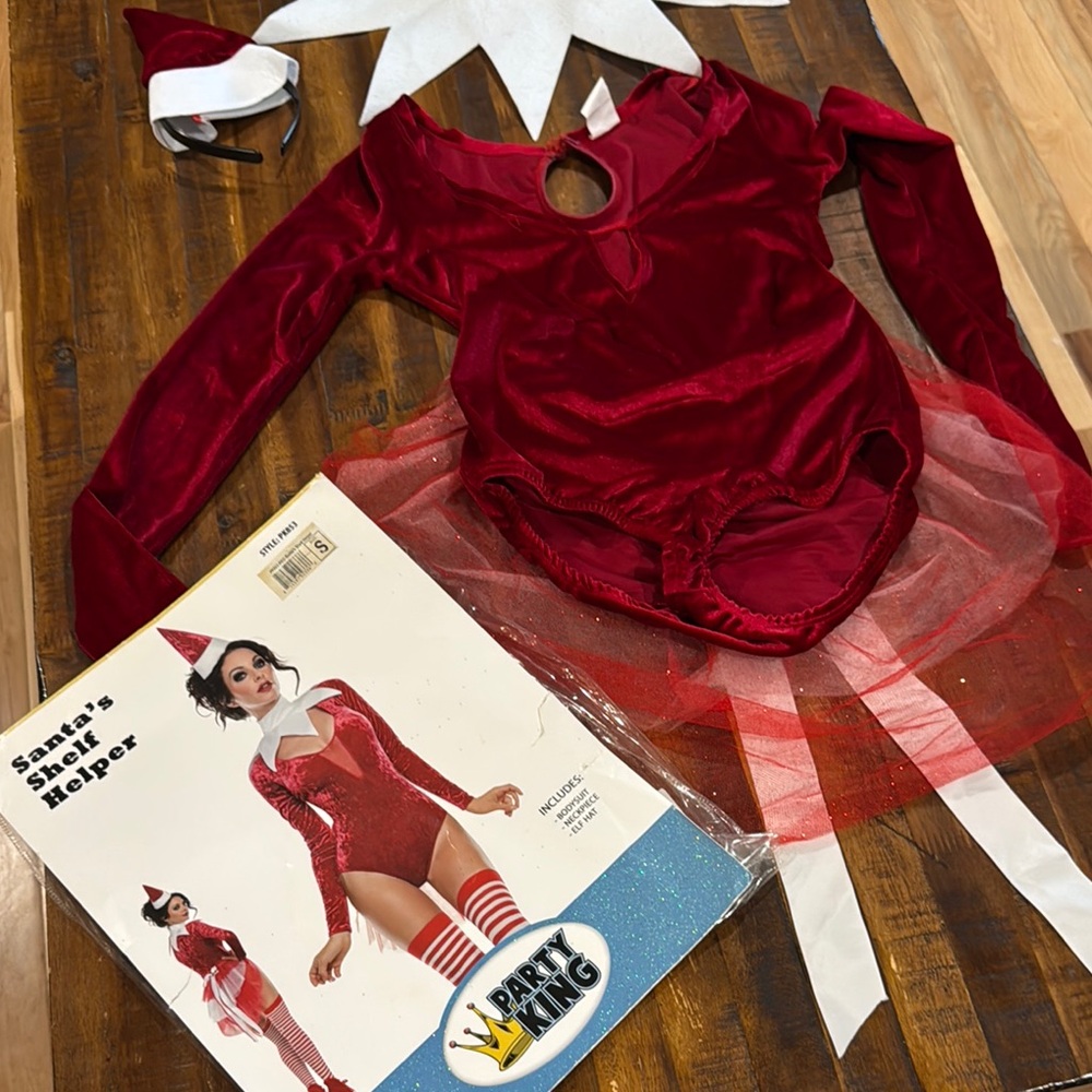 Women’s Santa's Shelf Helper Costume - Red